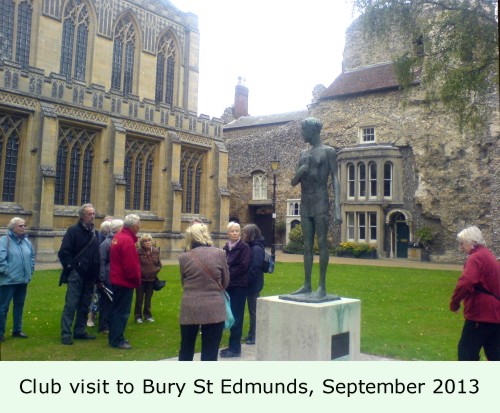 Club visit to Bury St Edmunds, September 2013